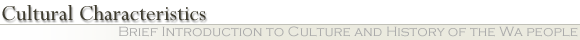 Cultural Characteristics