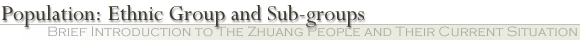 Population: Ethnic Group and Sub-groups